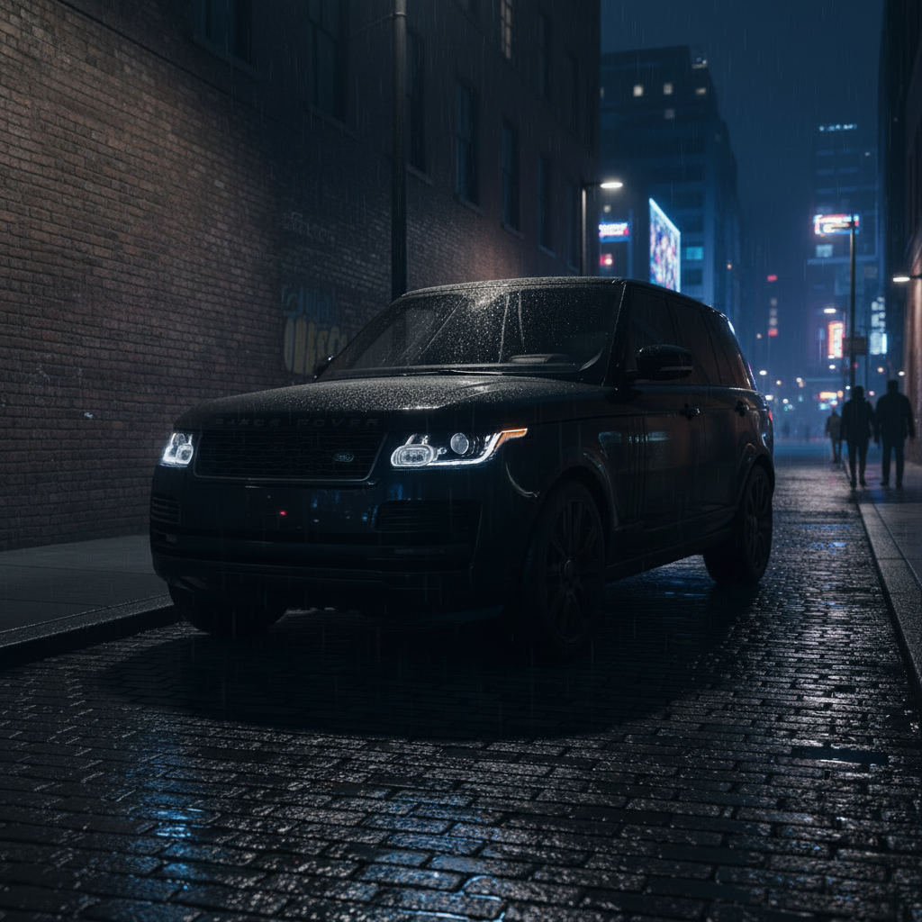 Ghost Mode - Black Range Rover Clean